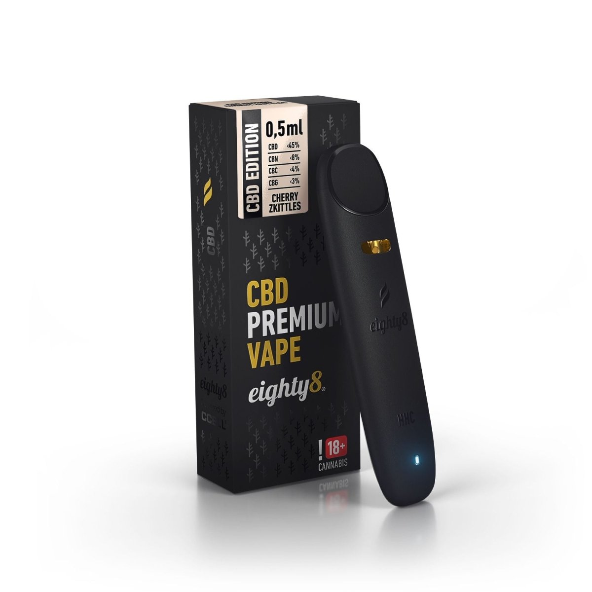 Eighty8 Vape CBD Premium - 0,5 ml - WALDOS LEGEND - Concentré CBD