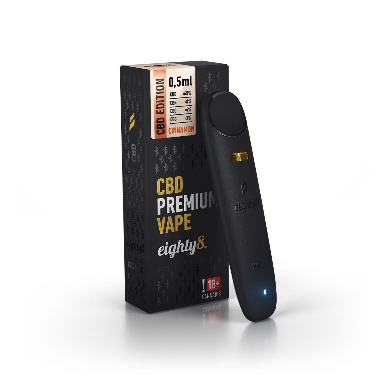 Eighty8 Vape CBD Premium - 0,5 ml - WALDOS LEGEND - Concentré CBD