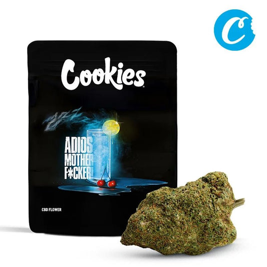 Fleur CBD Adios Mother Fcker! â arĂŽmes cerise et yuzu, culture hydroponique, relaxation Ă©nergĂ©tique.