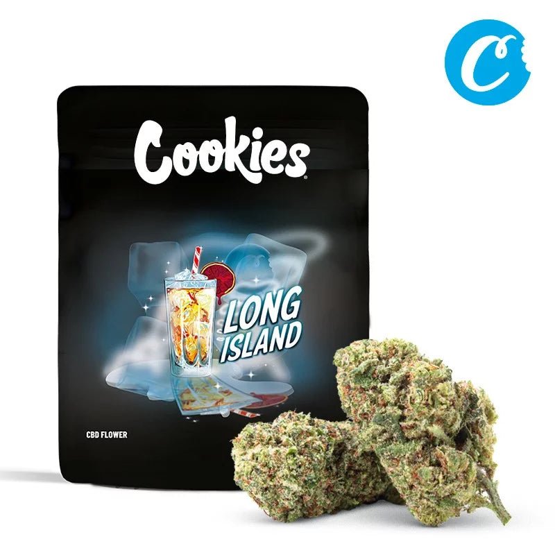Fleur CBD Long Island – arômes épicés et orangés, culture hydroponique, détente mentale et physique.