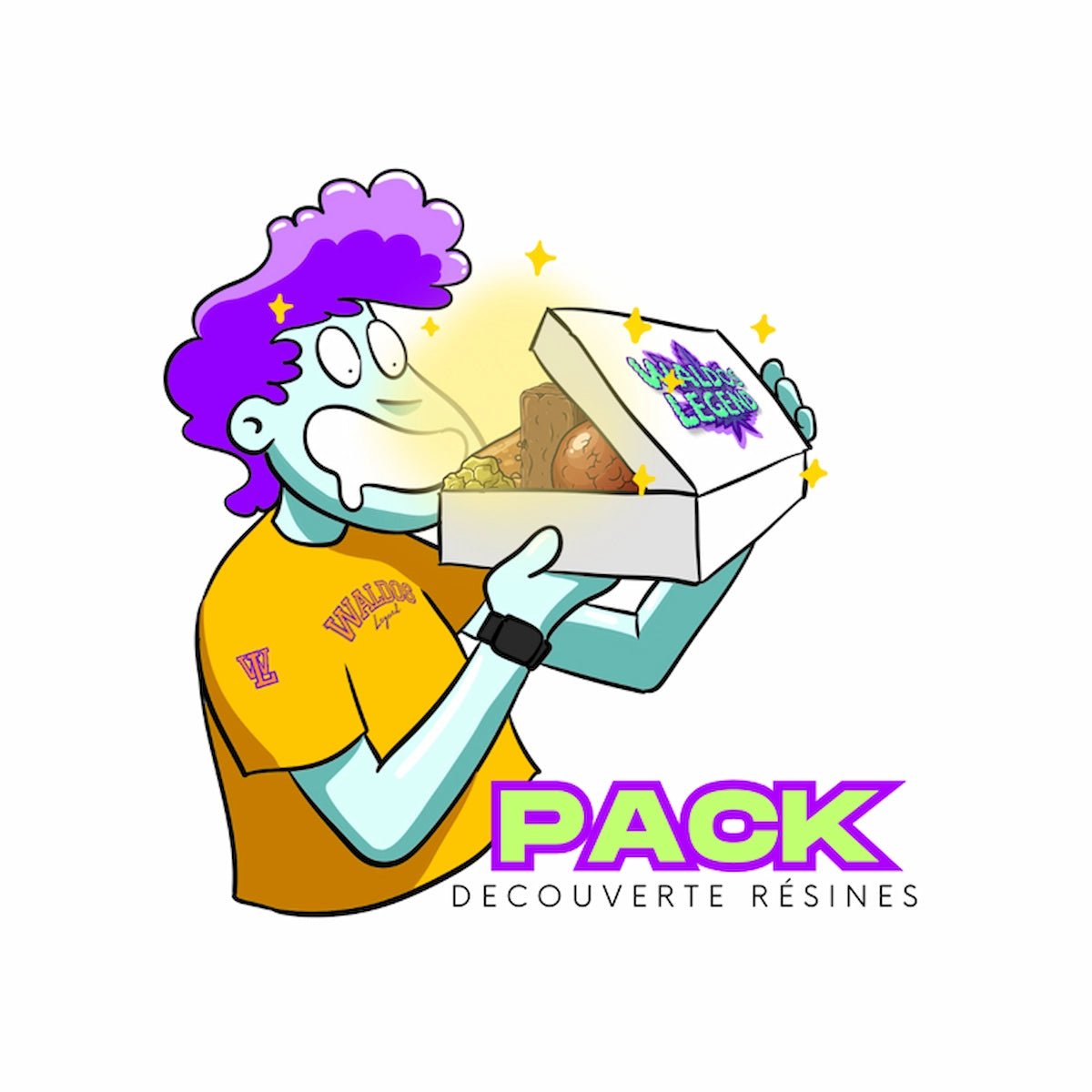 Le pack découverte résines de Waldos legend, 4 résines légendaires pour tout tester à bas prix !!