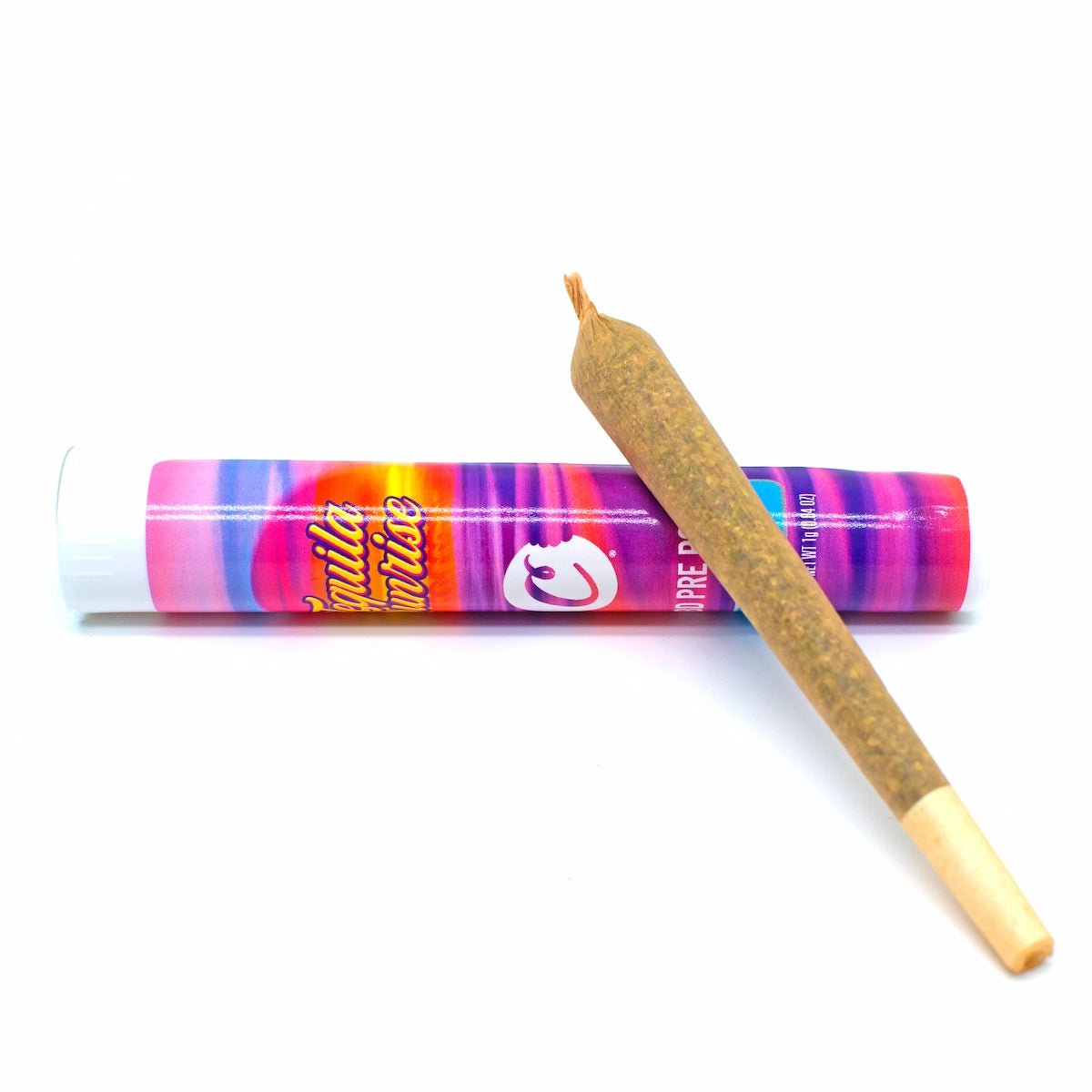 Pré-Roll CBD Tequila Sunrise – Cookies, fleurs hydroponiques, arômes mentholés et fruités, relaxation haut de gamme.