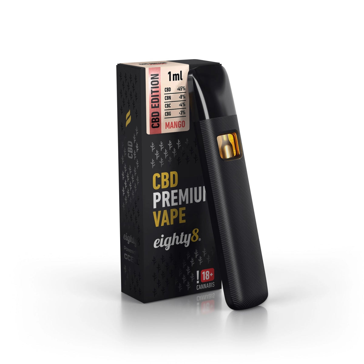 Eighty8 Vape CBD Premium - 1 ml - WALDOS LEGEND - Concentré CBD