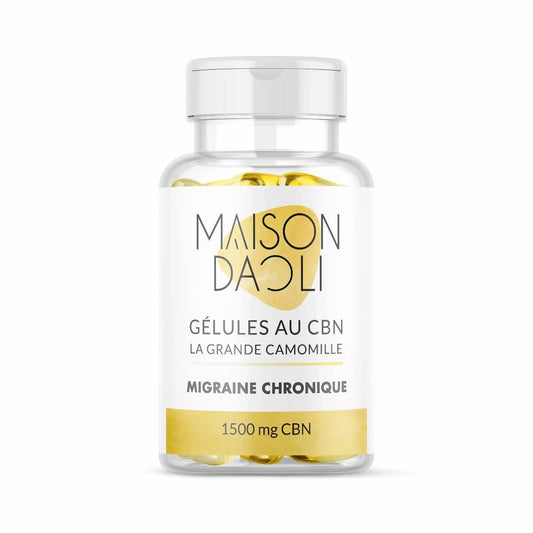 Gélules CBD+CBN – Migraine Chronique - WALDOS LEGEND - Gélules CBD