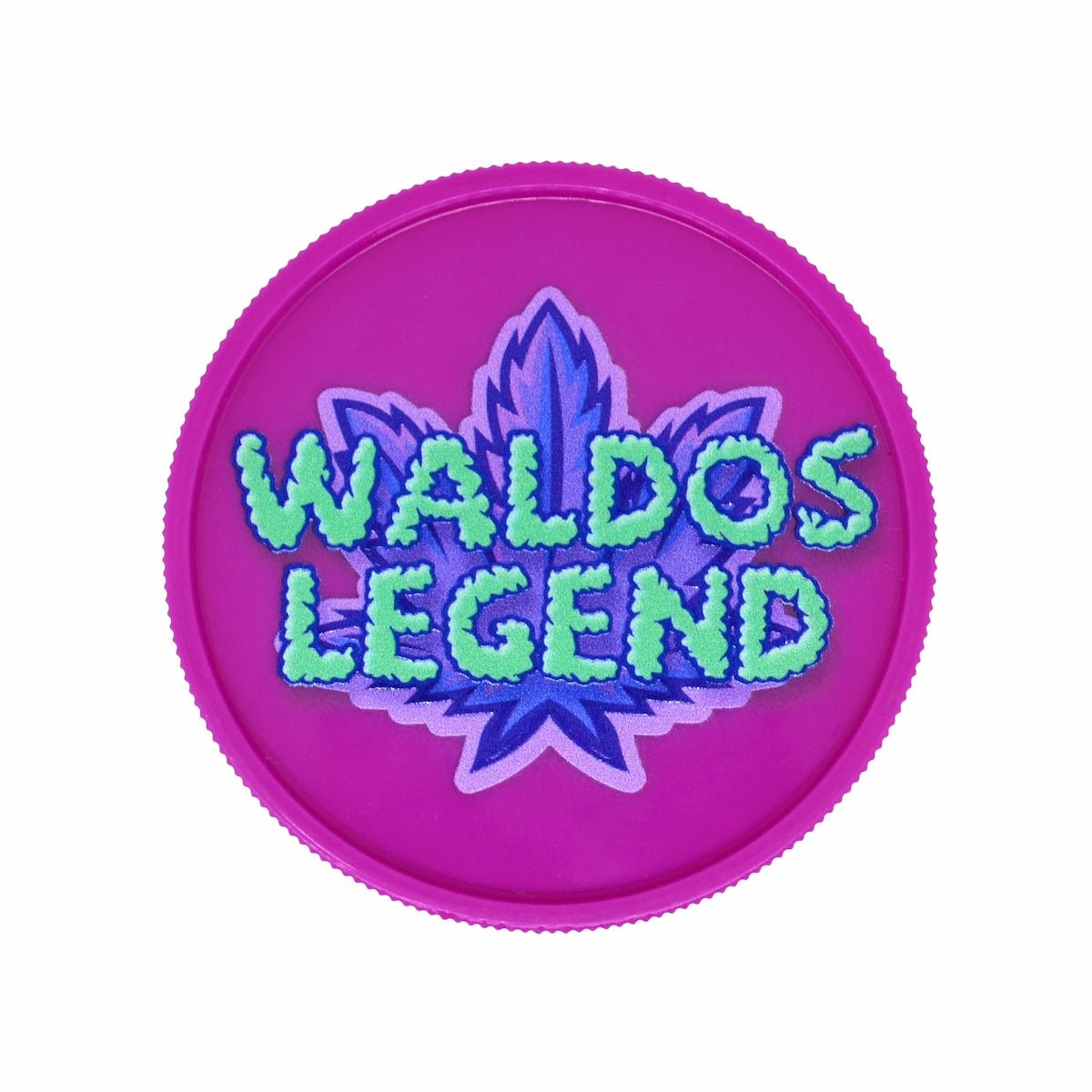 photo de GRINDER PLASTIQUE WALDOS LEGEND rose sur fond blanc