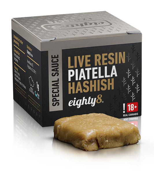 Piatella CBD Eighty8 1g - Concentré à 63% - WALDOS LEGEND - Concentré CBD